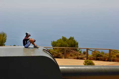 The gun batteries of Las Cenizas and Negrete in the mountains near Cartagena 